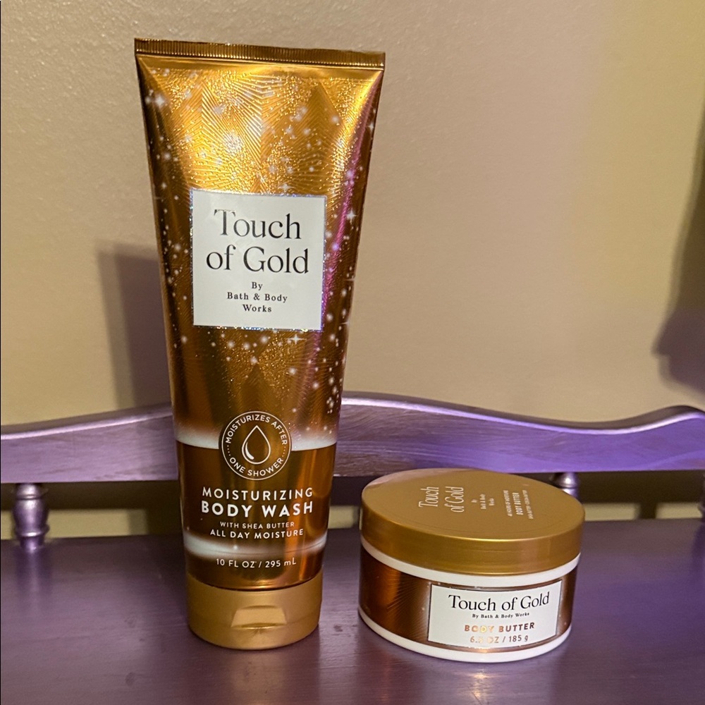 Bath & Body Works Touch of Gold Moisturizing Body Wash and Butter